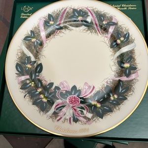 Lenox Christmas Plate Collectors Edition